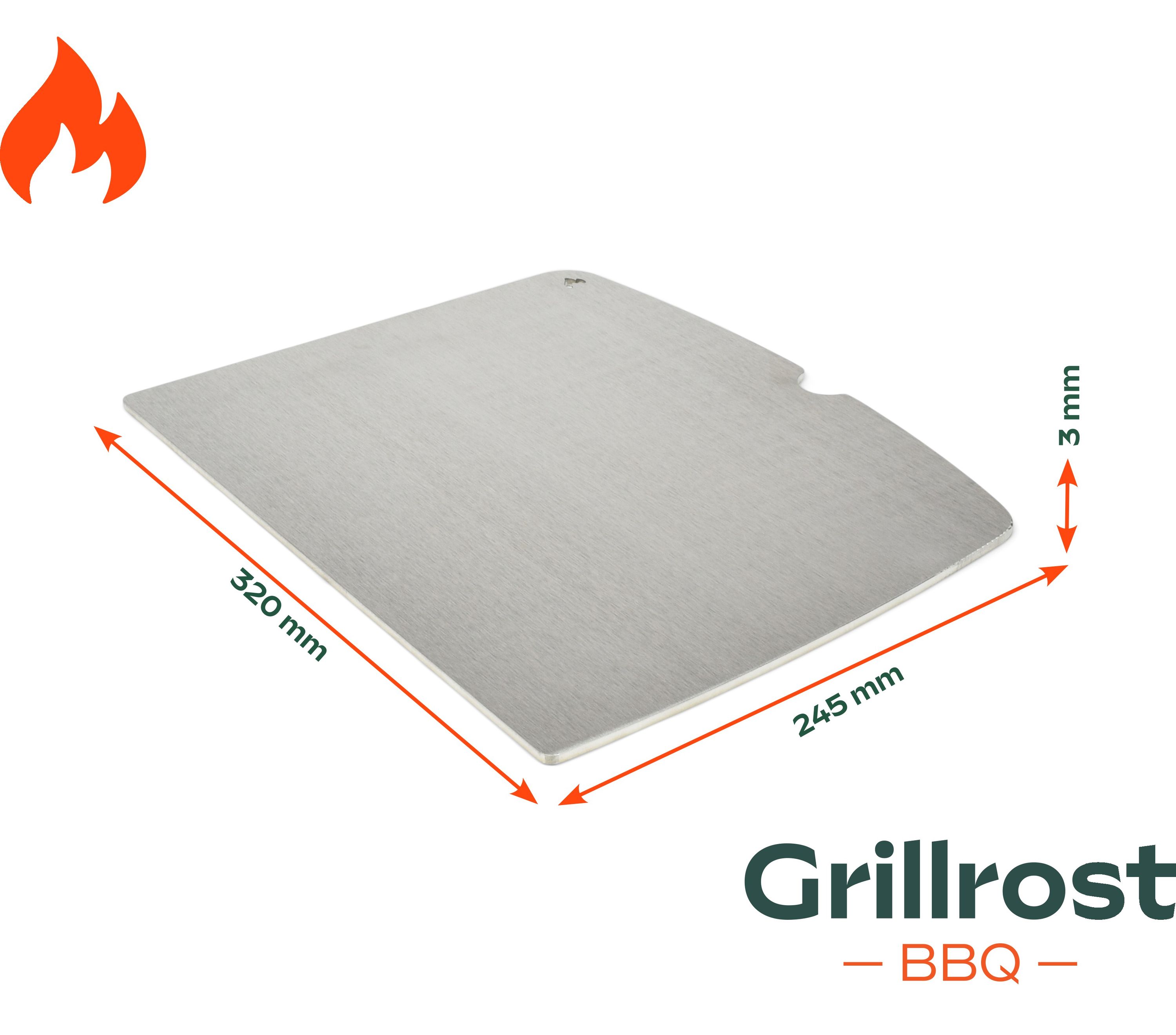 Enders Urban | Explorer Grill Plate Stainless steel plancha