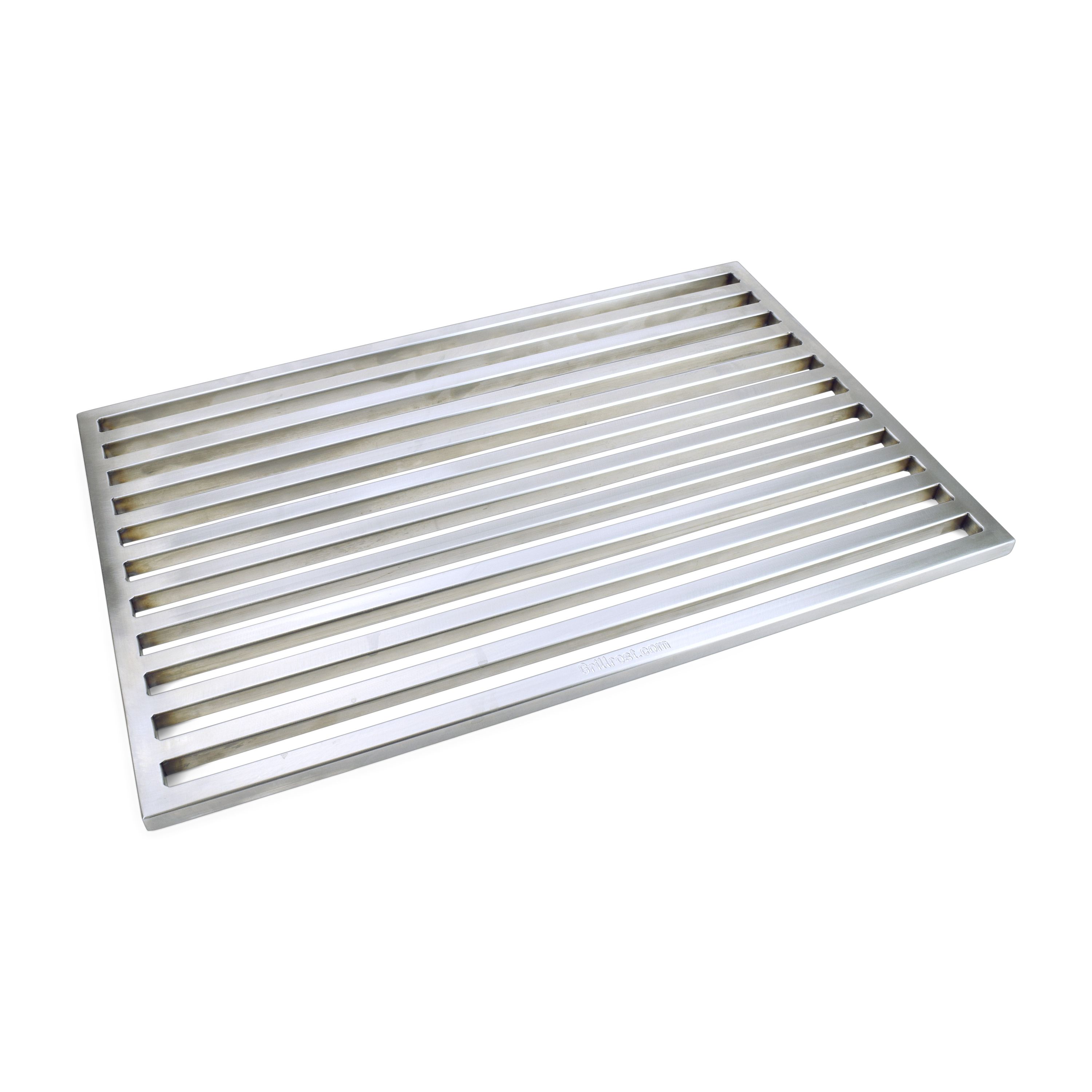 Barbecue grill made to measure ECKIG Model SOLID in stainless steel