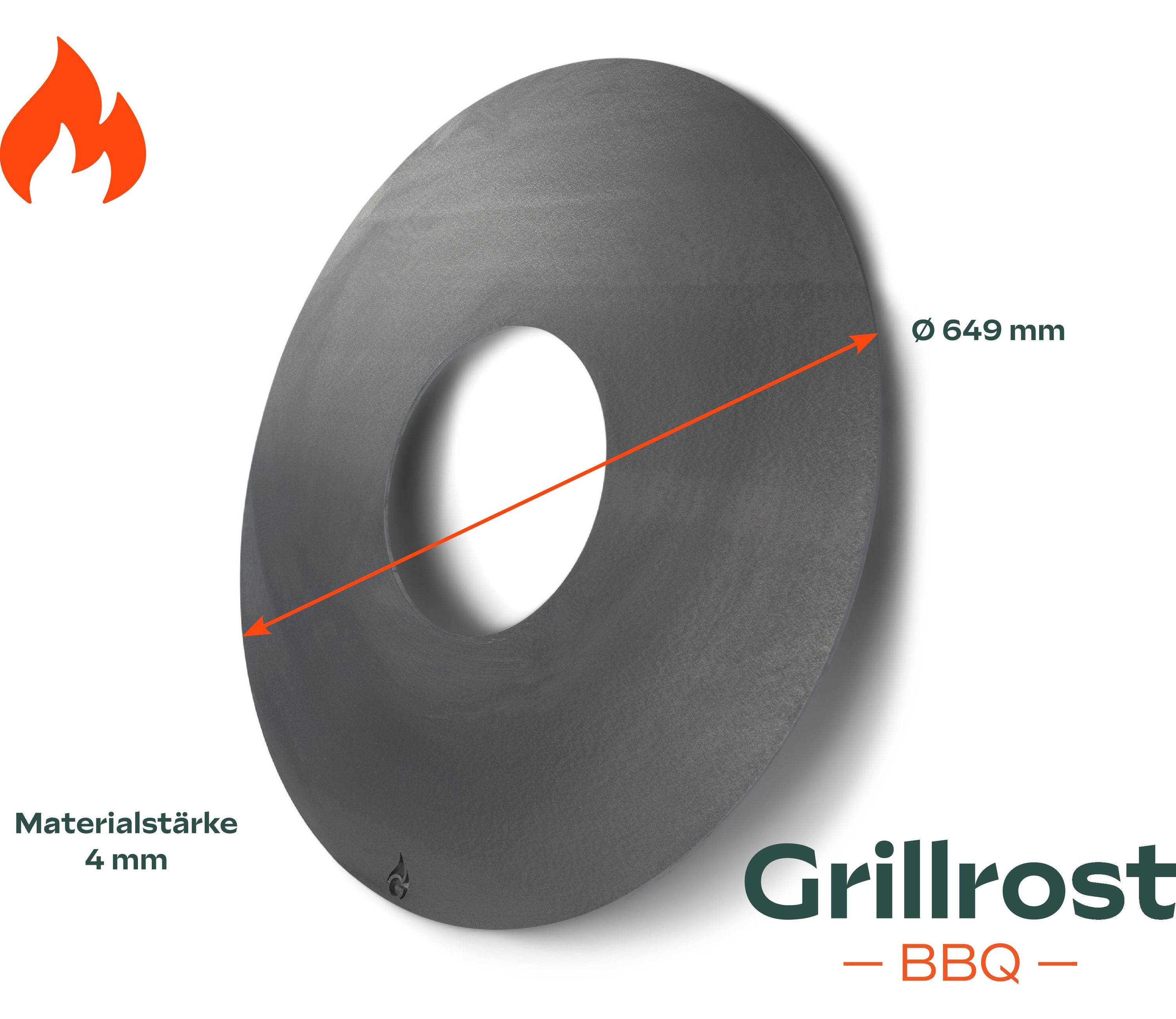 Fire plate 67s Solid grill plate for 67 ball grills