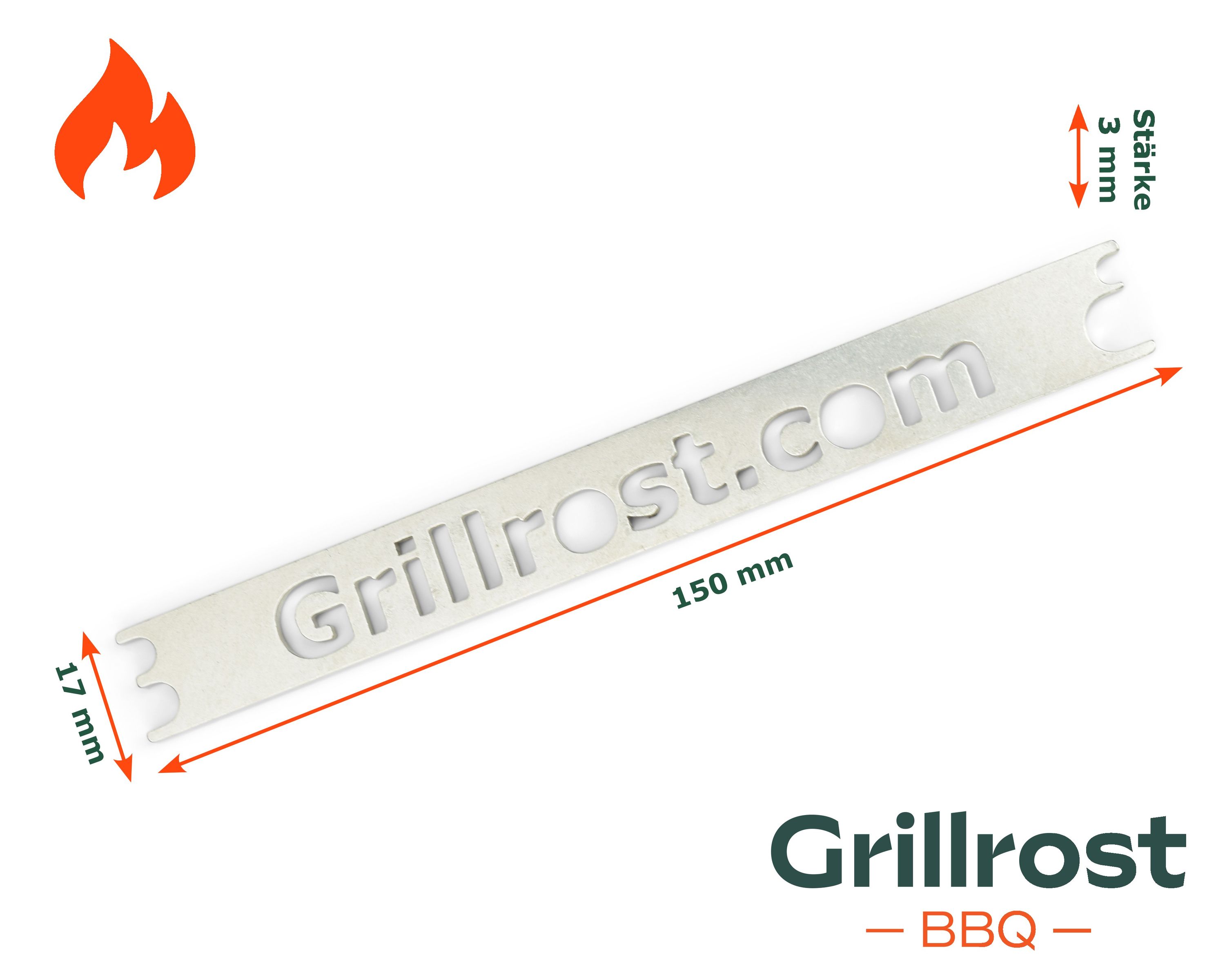 The Grillrost.com grill scraper The ingenious alternative to the barbecue brush