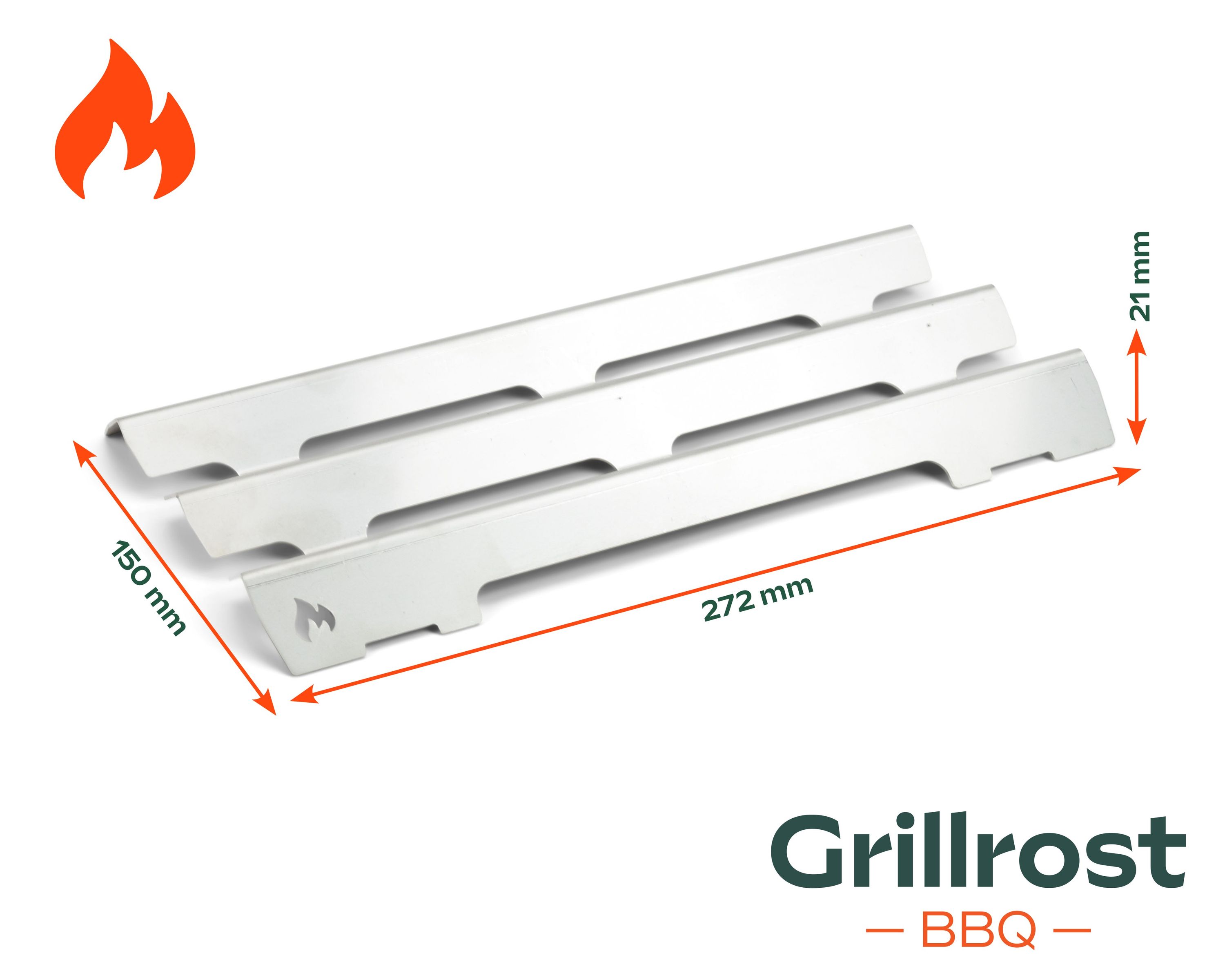 Aroma rail for Broil King GEM 310 320 330 340 & Porta Chef 320 Better than the original "Flav-R-Wave".