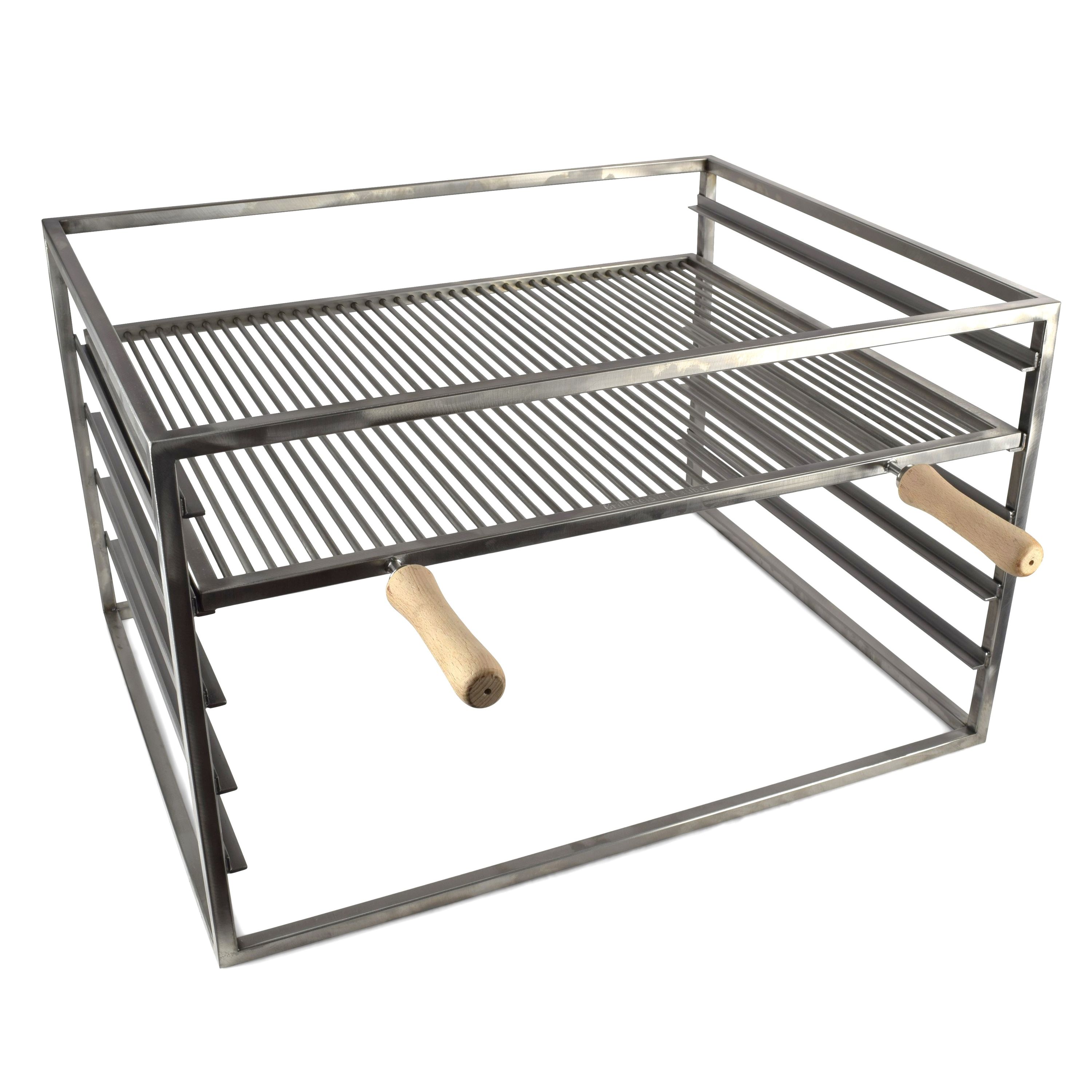 Slide-in grill rack