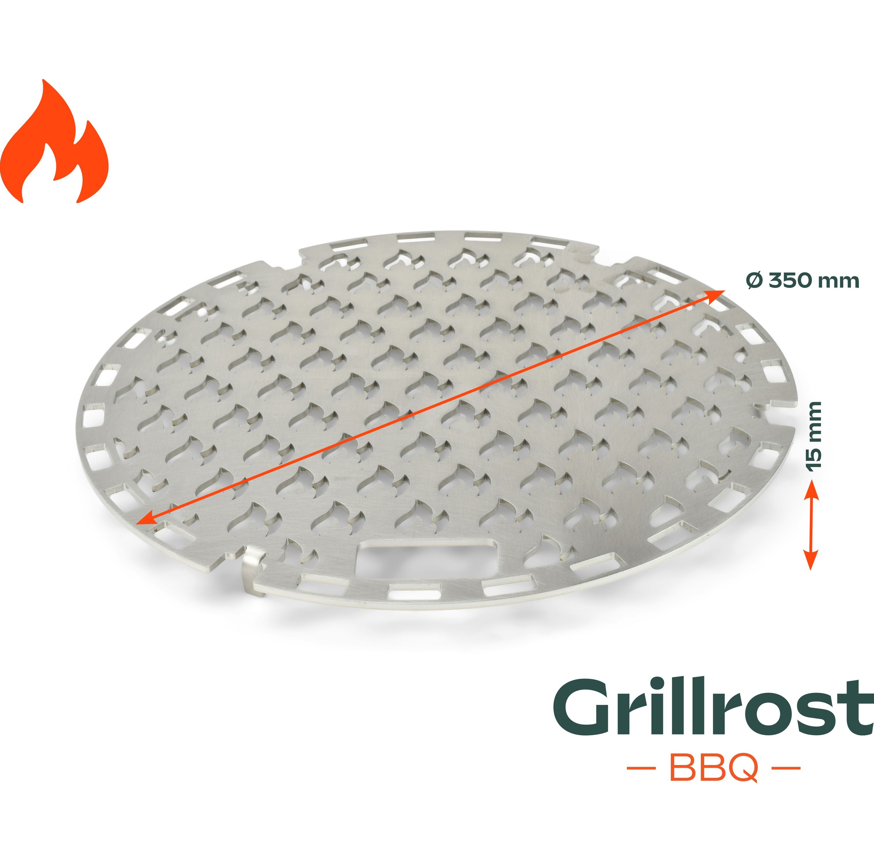 The fire plate grill Flame grill grate Direct flame branding