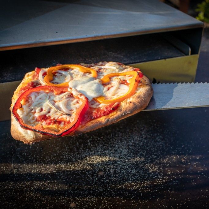 Pizza box for the fire plate In cooperation with the Pommesmän