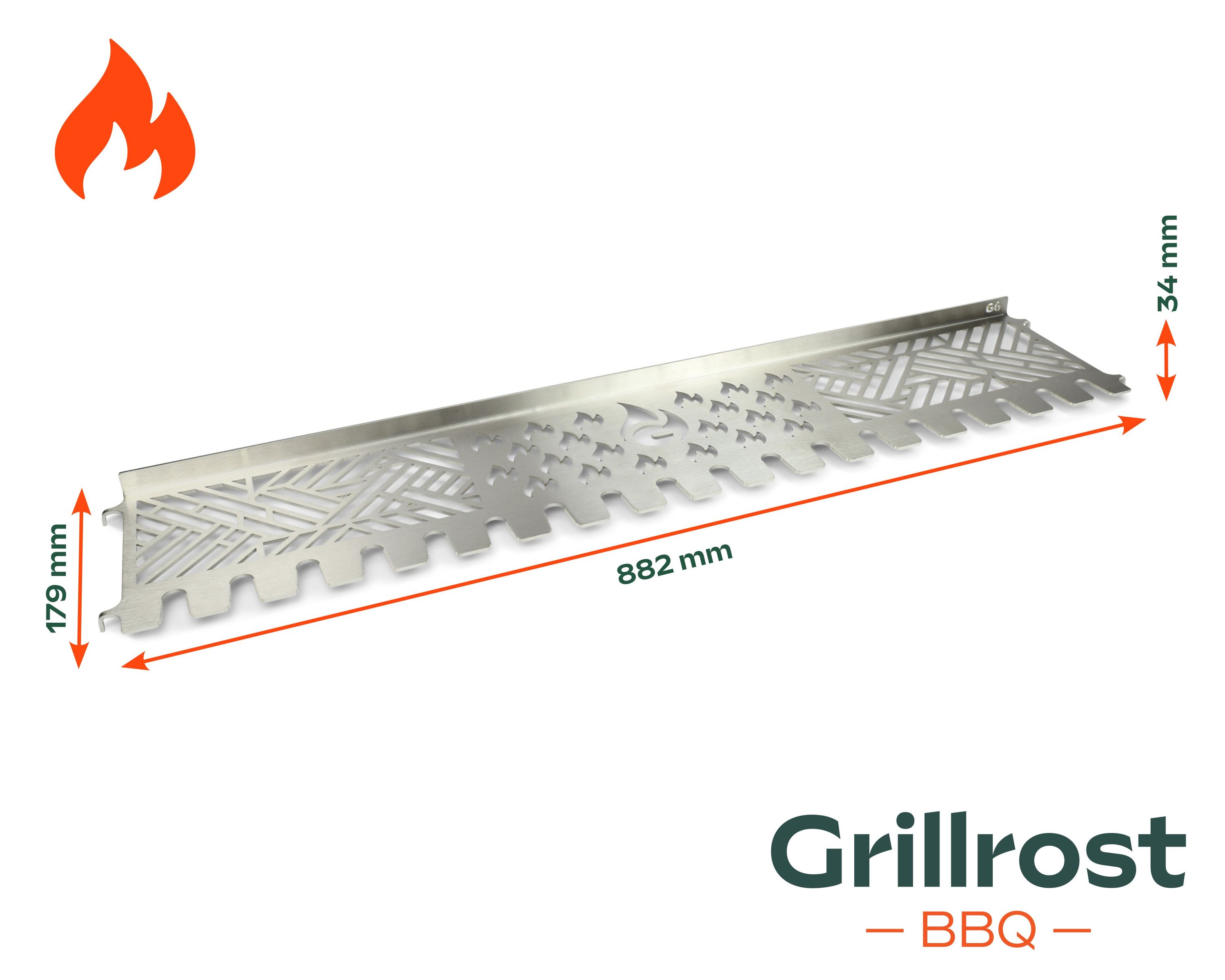 Stainless steel MultiStation for Rösle Videro G6 - Hot grid