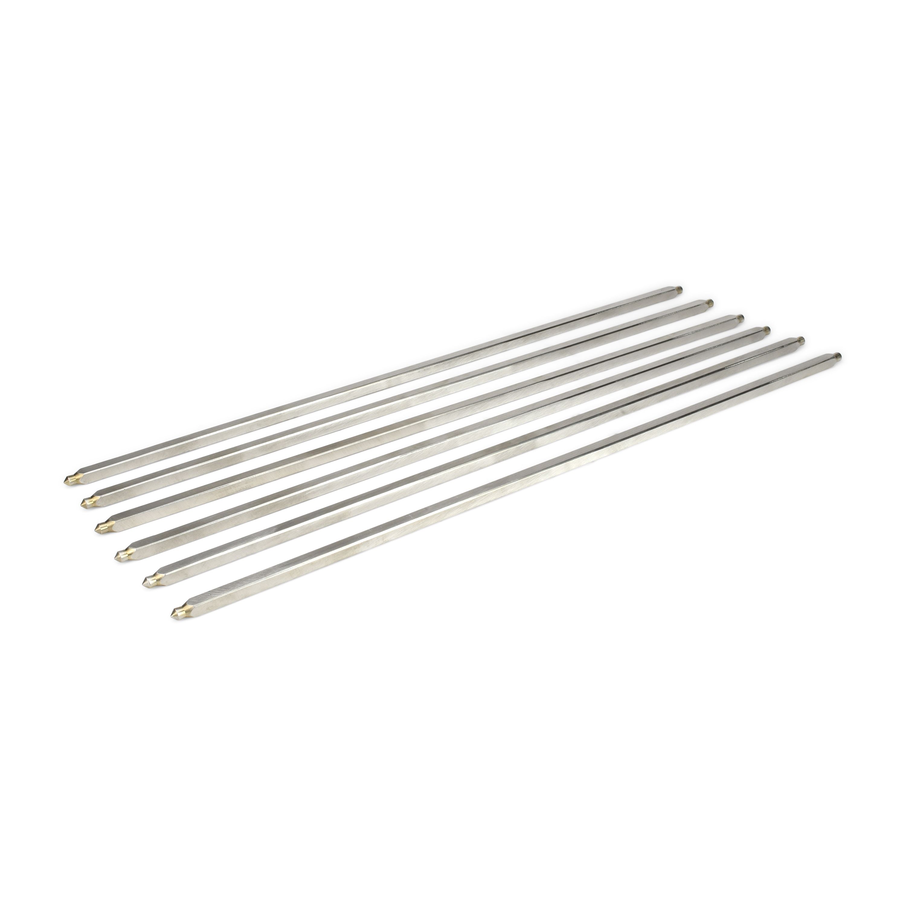 6 pieces replacement skewers stainless steel