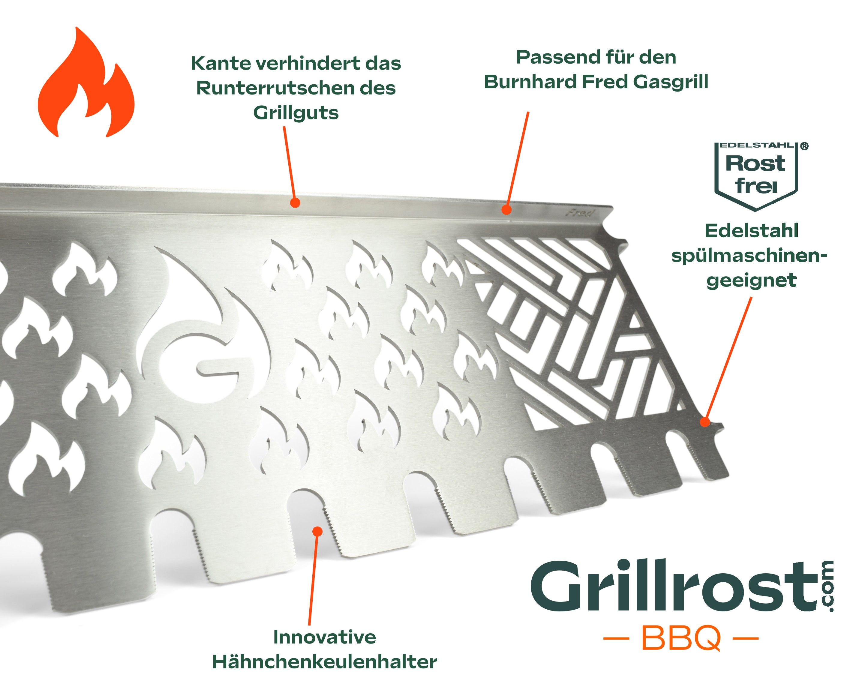 MultiStation en acier inoxydable pour Burnhard Fred - Grille de maintien au chaud