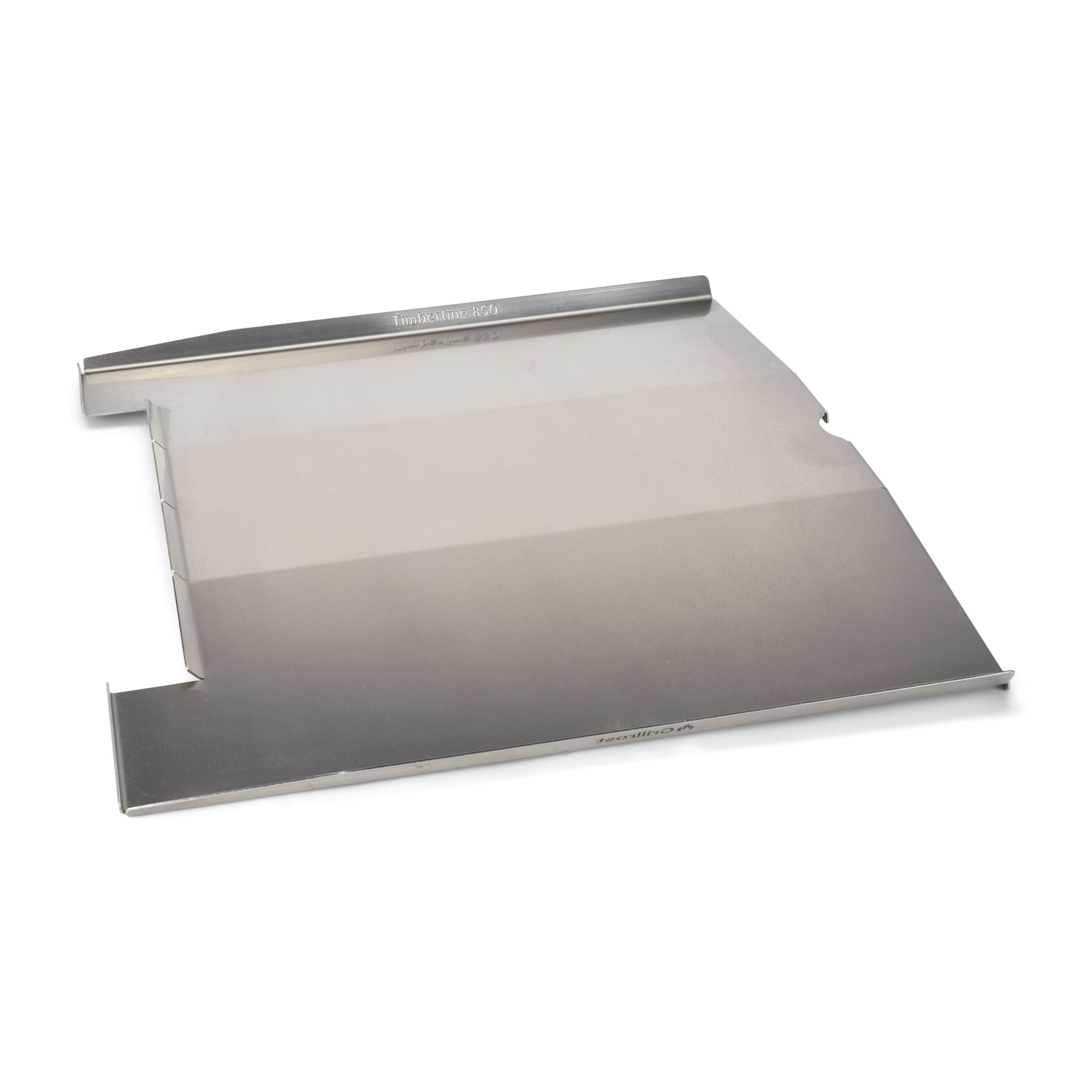 Stainless steel grease drain plate for carrier Timberline 850