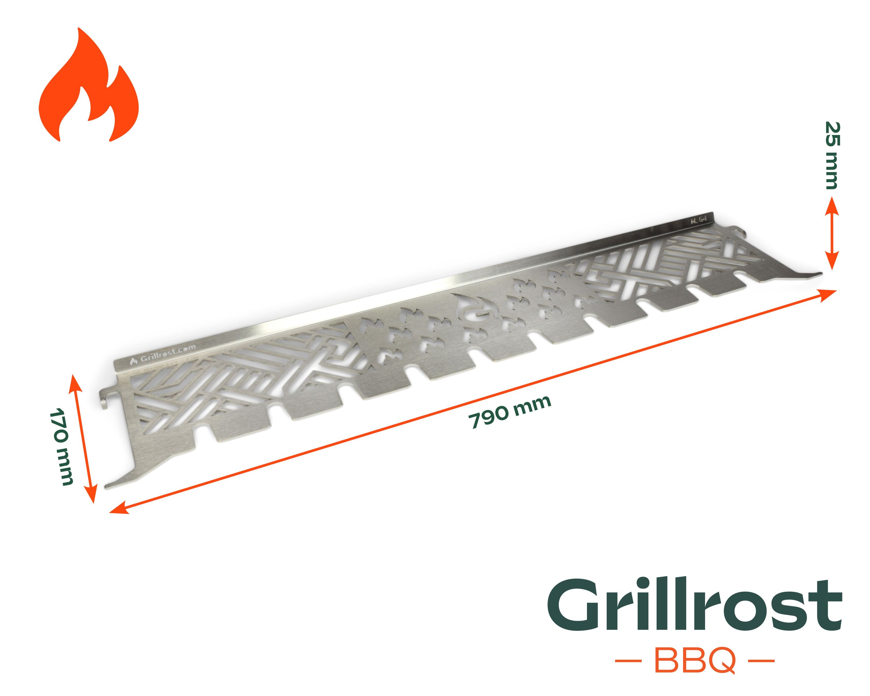 MultiStation en acier inoxydable pour Rösle Magnum G4 PRO G4 - Grille de maintien au chaud