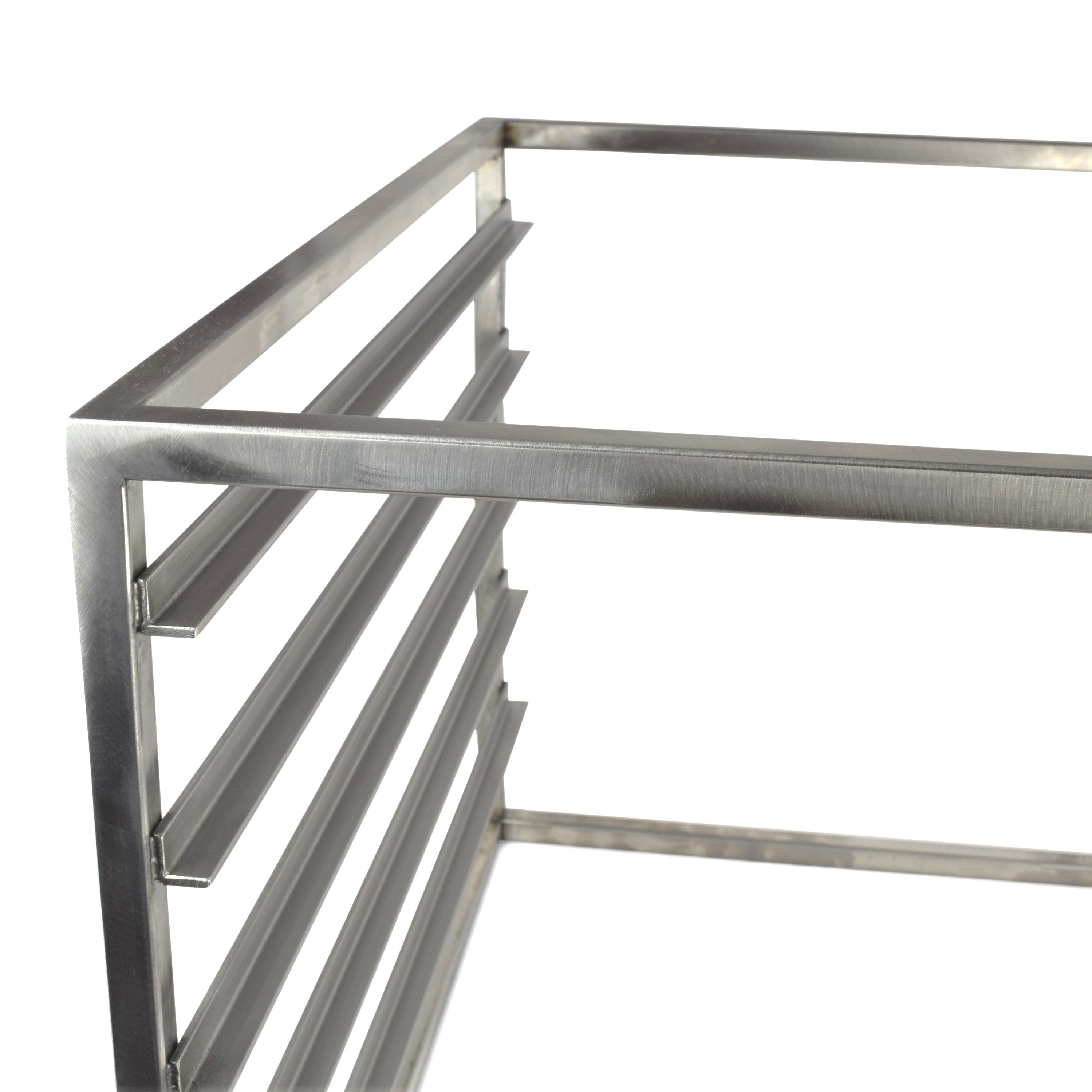 Slide-in grill rack Made to measure from stainless steel