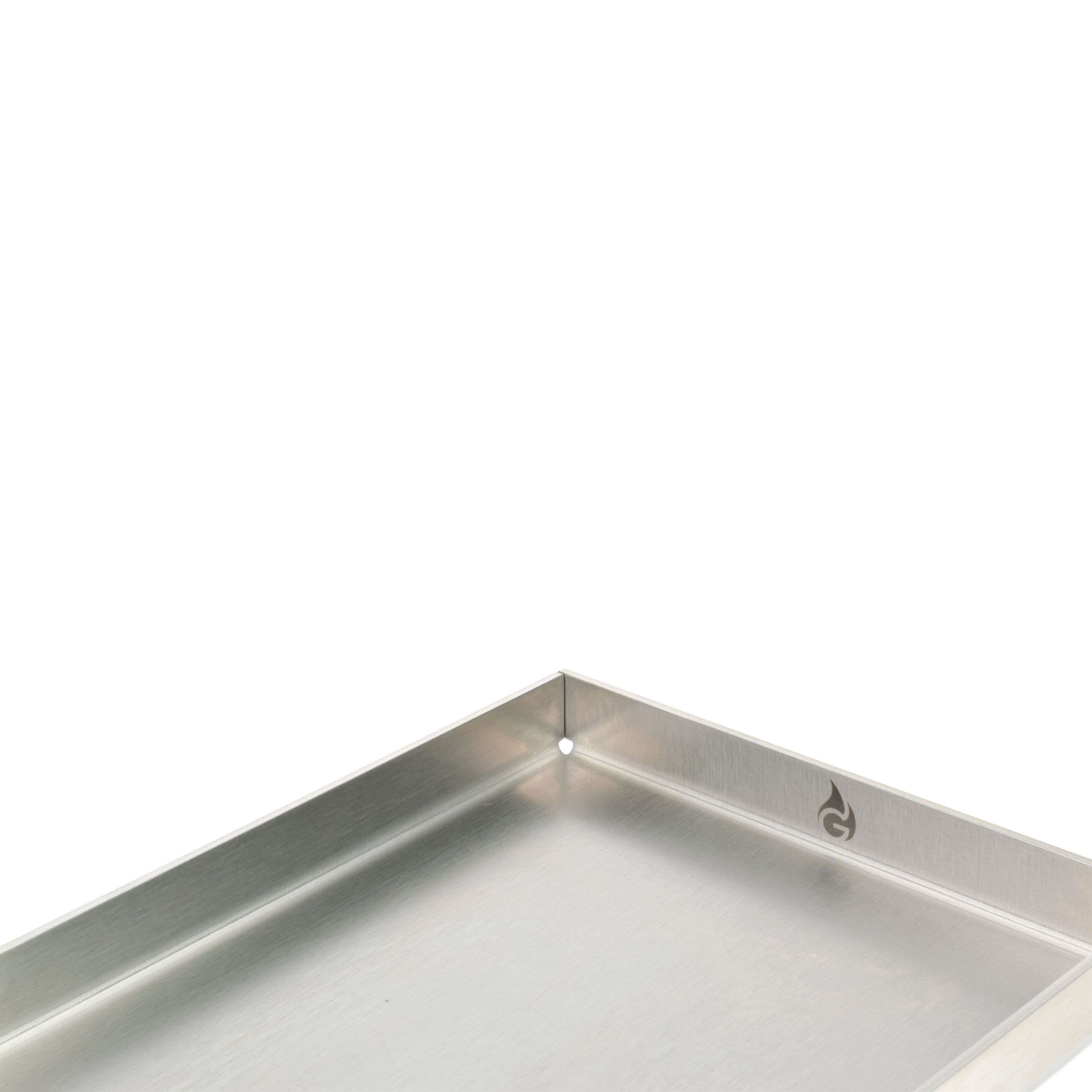 Stainless steel grill plate - Plancha 44,3x 26 for Weber Spirit 200 and 300 series (from 2013)