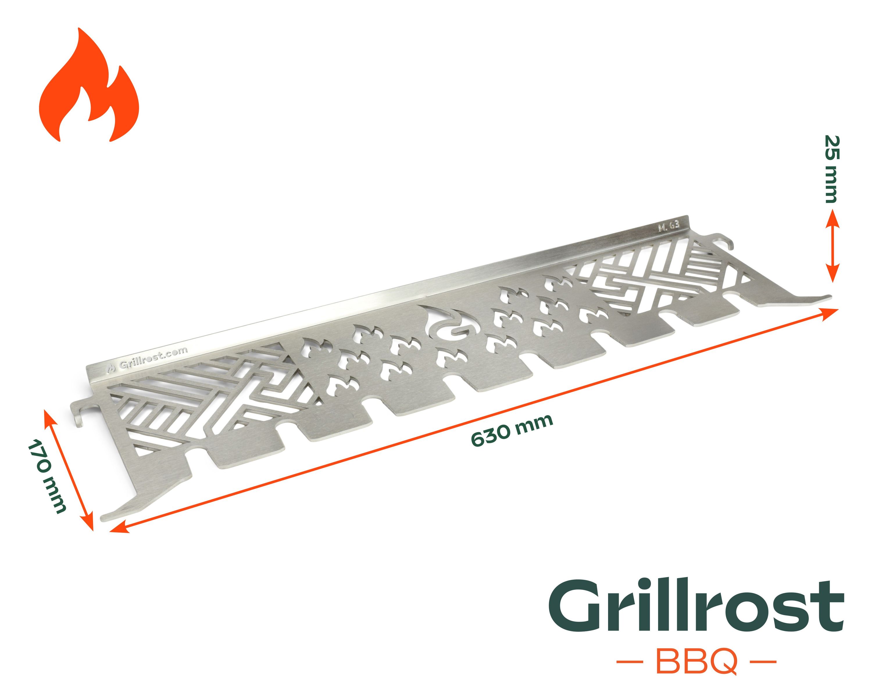 MultiStation en acier inoxydable pour Rösle Magnum G3 PRO G3 - Grille de maintien au chaud