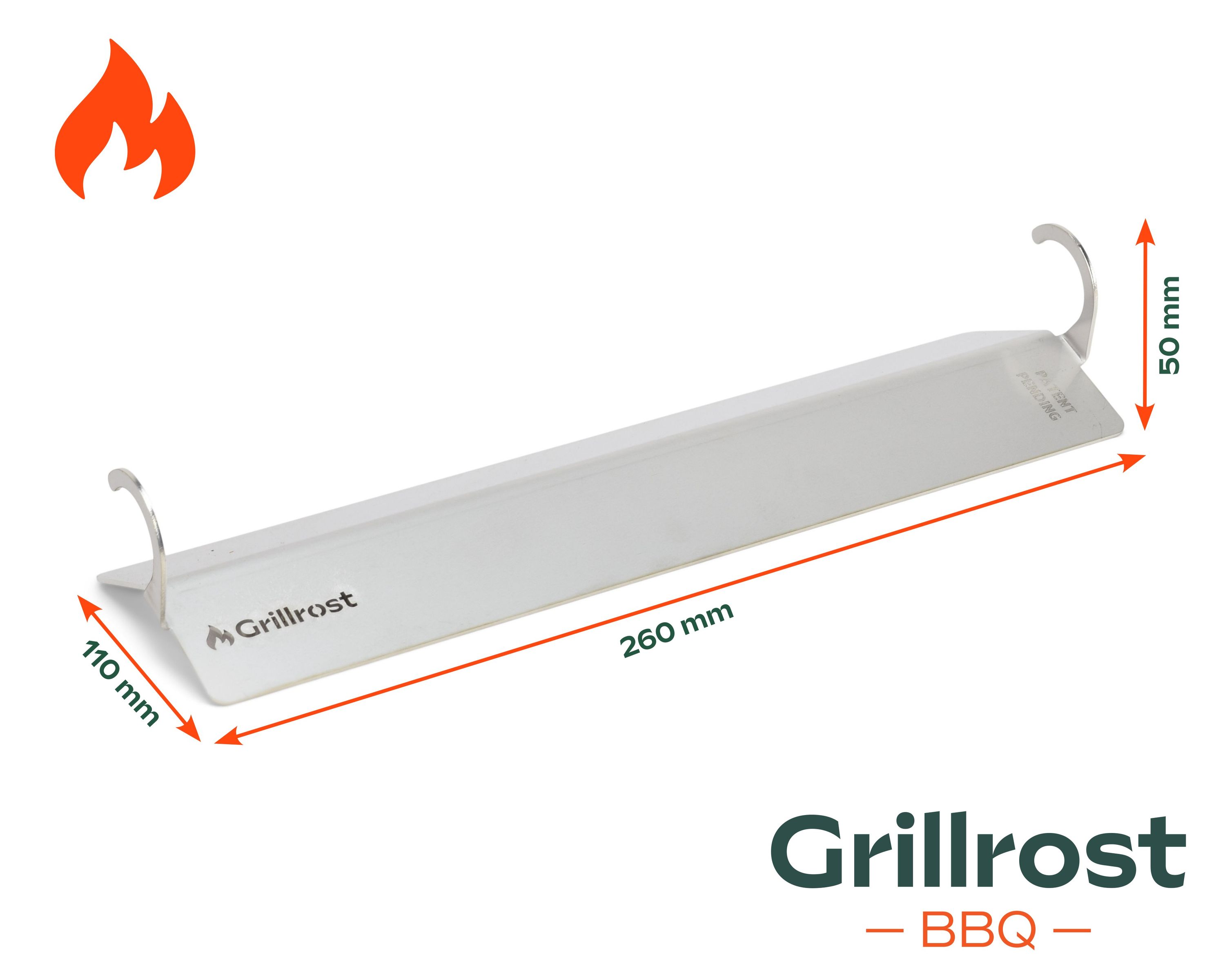 Heat reflector suitable for almost every gas barbecue 15% more heat & less gas consumption